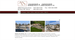 Desktop Screenshot of daanenandjansseninc.com